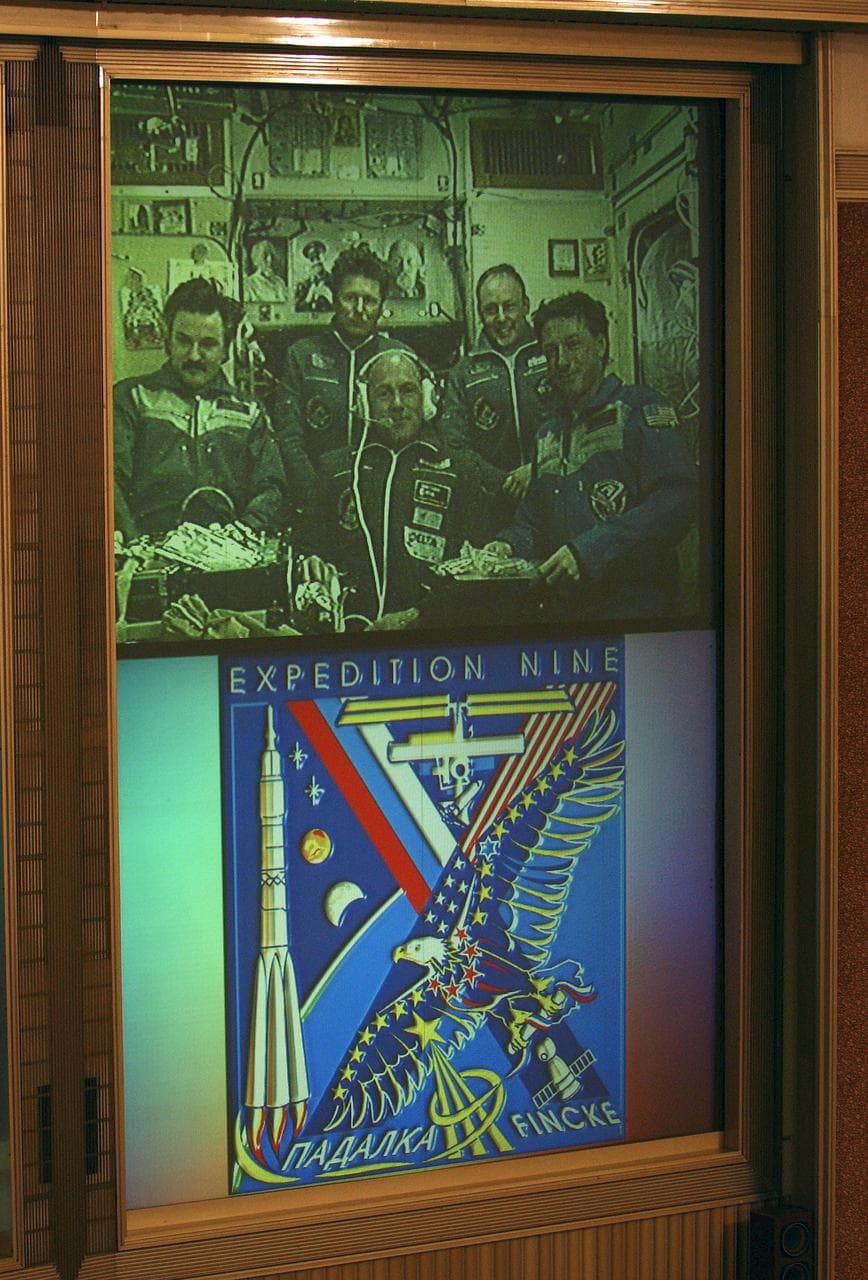 Expedition 8 and Expedition 9 Onboard