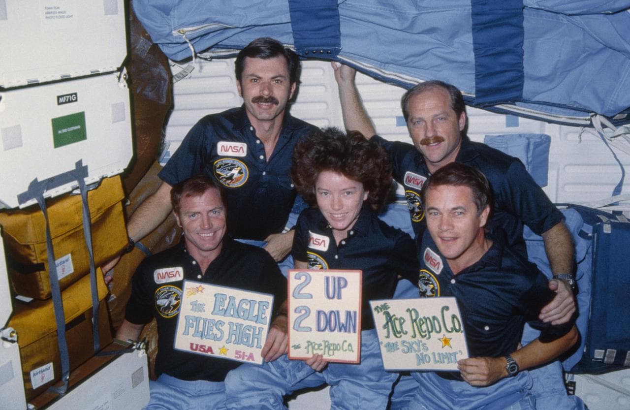 Crew portrait during 51-A mission