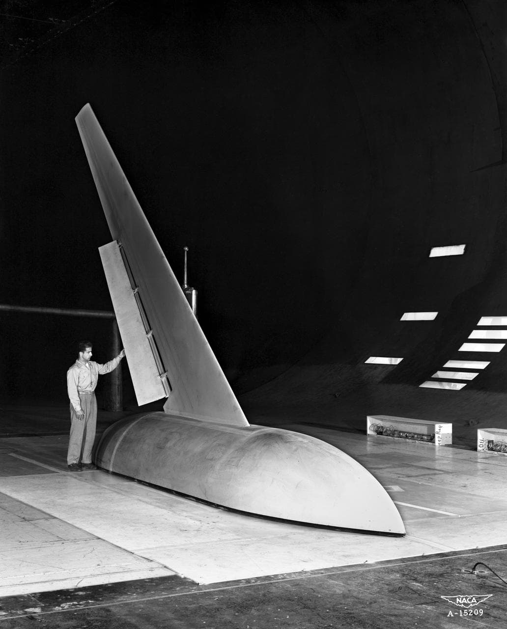 A-15209. High Lift and Stall Control in Ames 40x80 Foot Wind Tunnel.