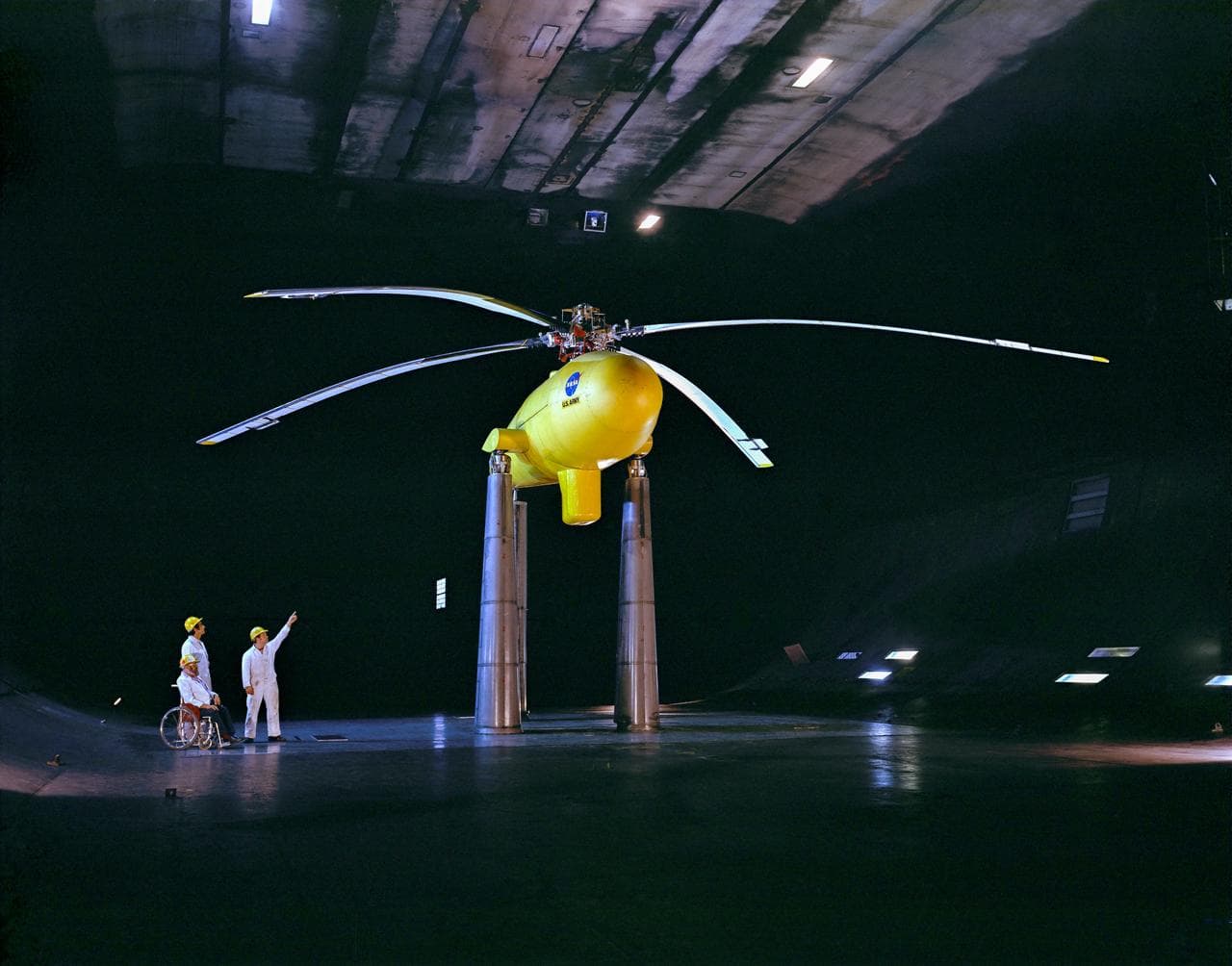 Controllable Twist Rotor in 40x80 Foot Wind Tunnel at Ames.