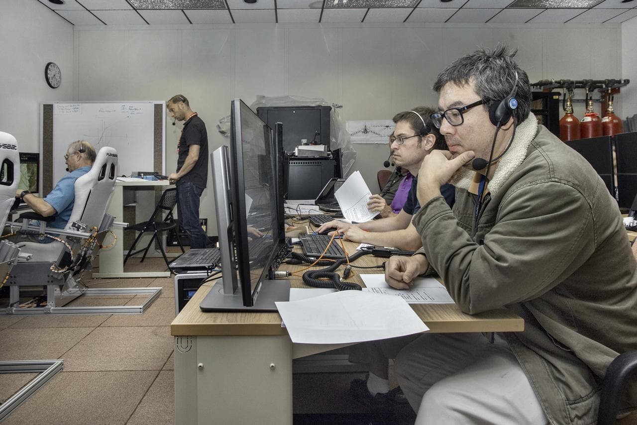 X-56A Has a Busy Control Room