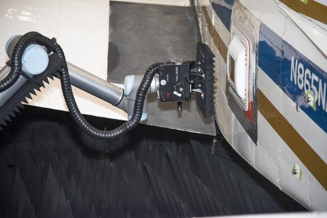 Testing a Conformal Antenna with a Robotic Arm