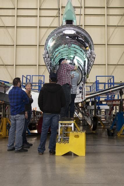 Engine Installed on NASA’s X-59 Experimental Aircraft