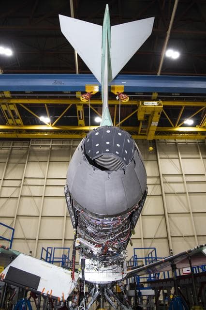 Engine Installed on NASA's X-59 Experimental Aircraft
