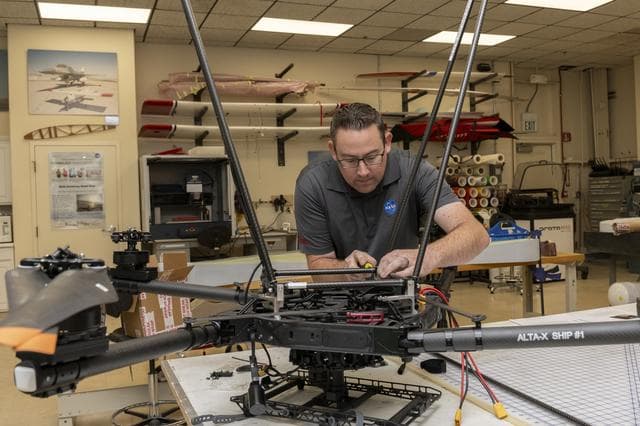 NASA Drone Supports Wildland Fire Technology Demonstration