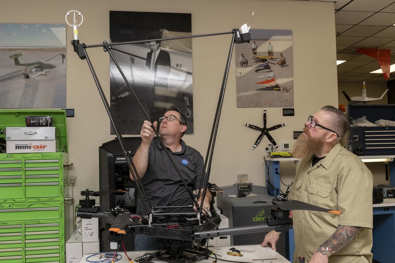 NASA Drone Supports Wildland Fire Technology Demonstration