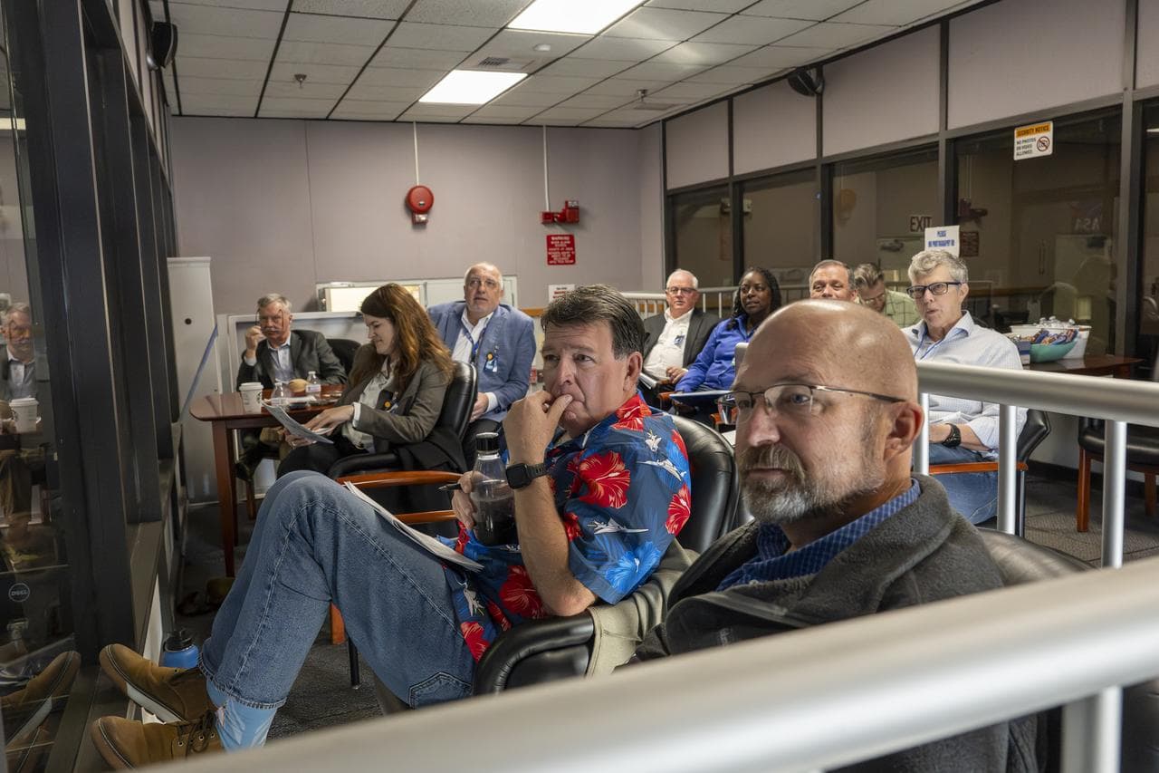 NASA Aeronautics and Center Leadership Observe X-59’s First Flight