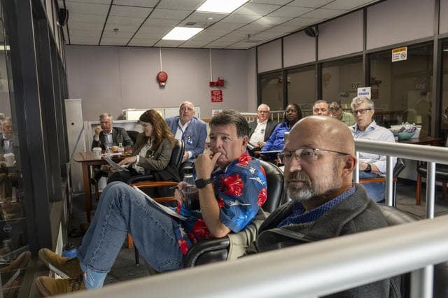NASA Aeronautics and Center Leadership Observe X-59’s First Flight