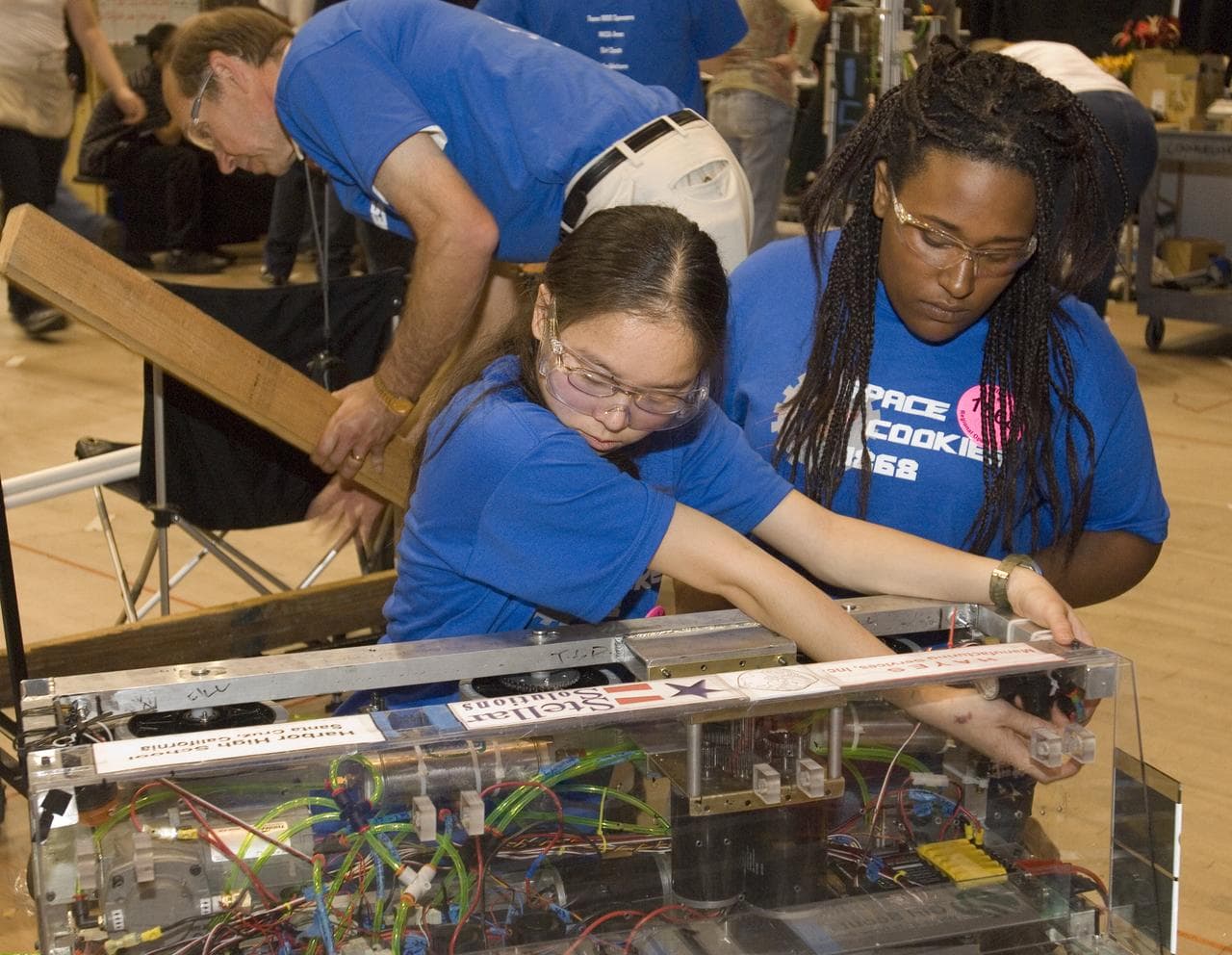 First, robotics, competition