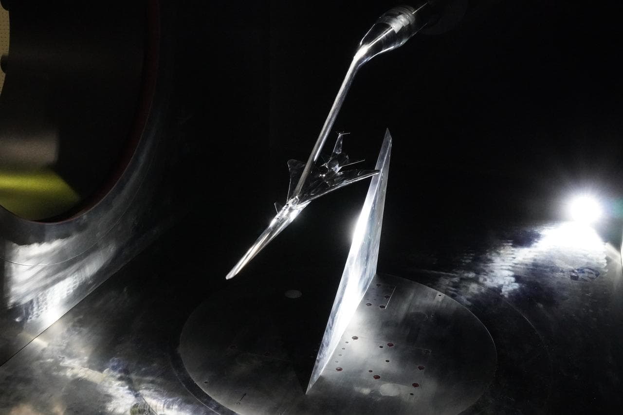 X-59 Model Tested in Japanese Supersonic Wind Tunnel