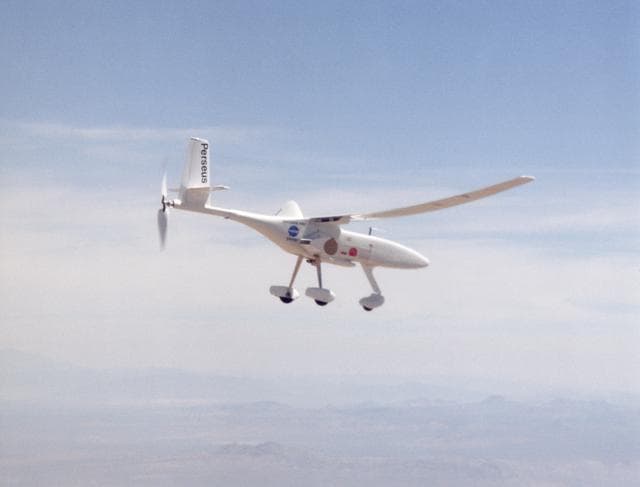 Aurora Flight Sciences' Perseus B Remotely Piloted Aircraft in Flight