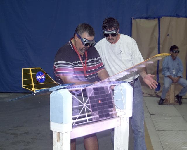 Laser, power, beaming