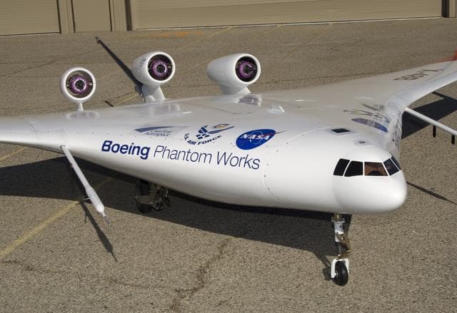 Bwb, blended, wing