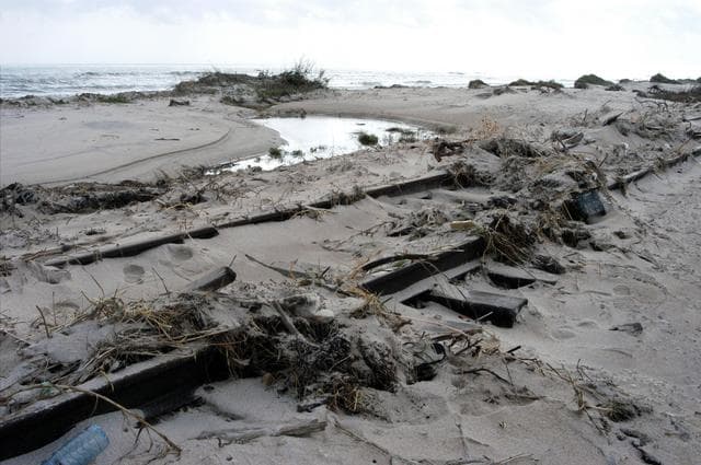 Hurricane, damage, storm
