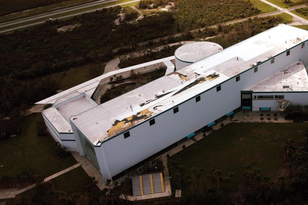 Hurricane, damage, storm