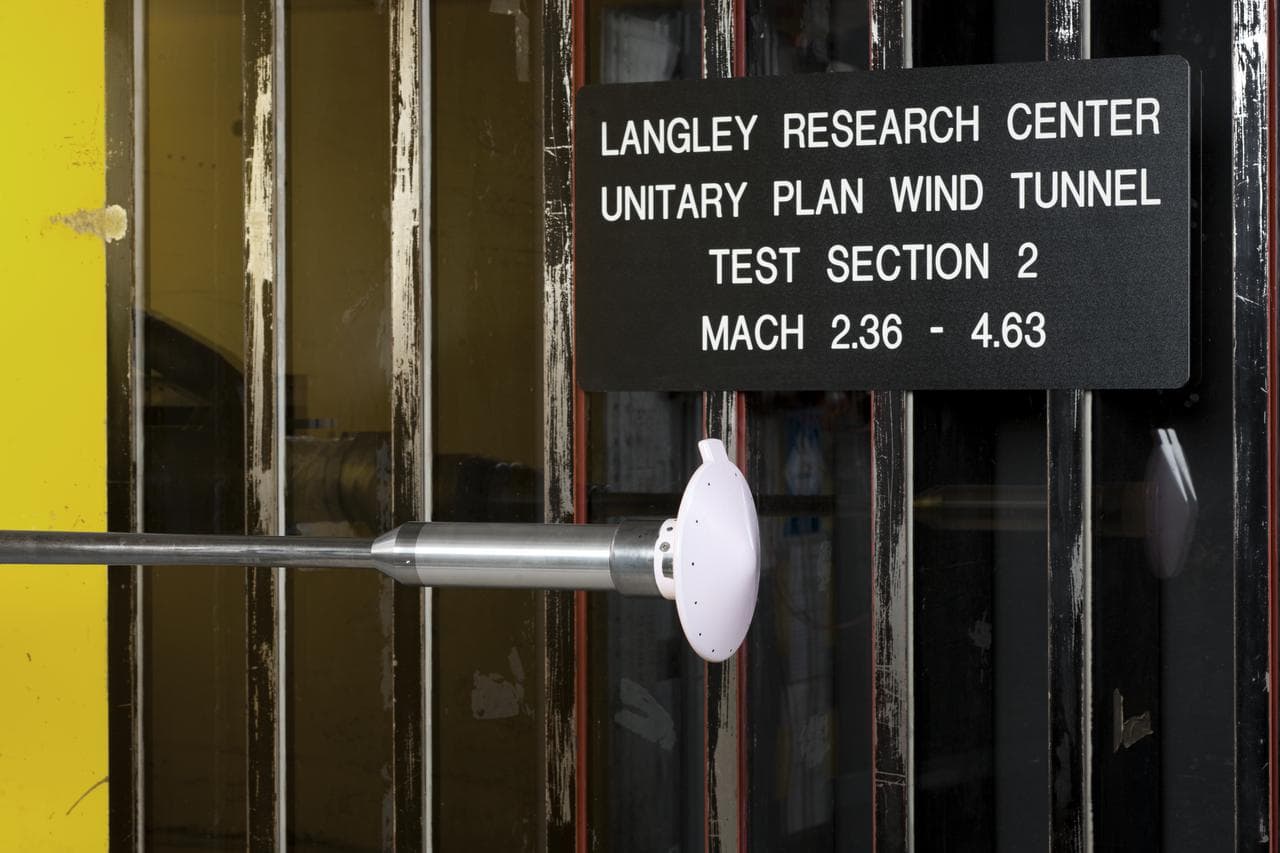 Test 1875 in Unitary Plan Wind Tunnel (UPWT) HIADS TTPM