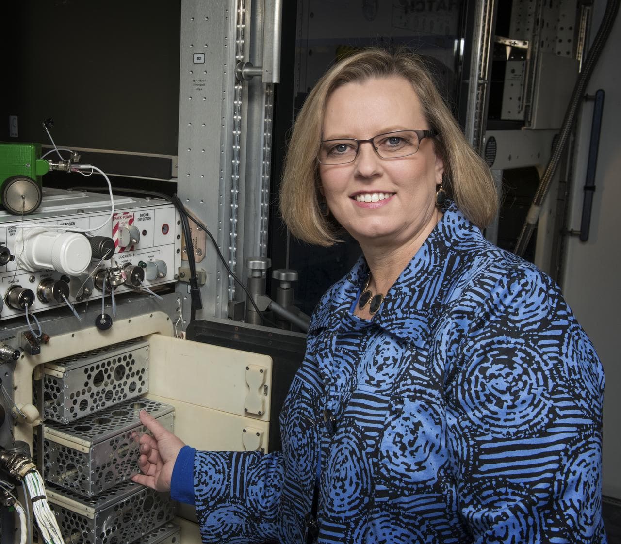 Lisa Smith in MSFC's Laboratory Training Complex