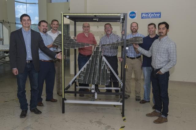 Integrated solar array and transceiver