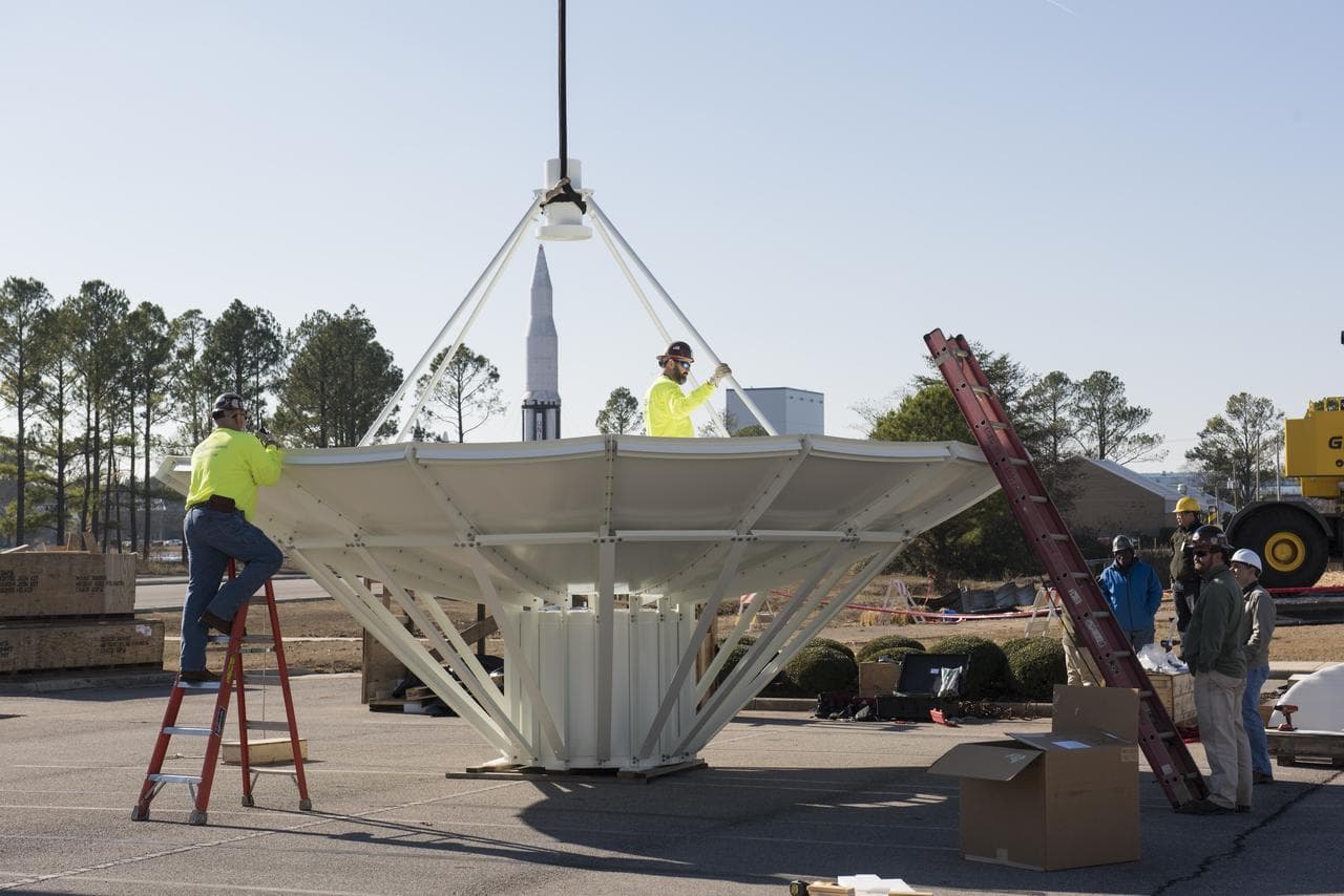Setting a new satellite receiving antenna