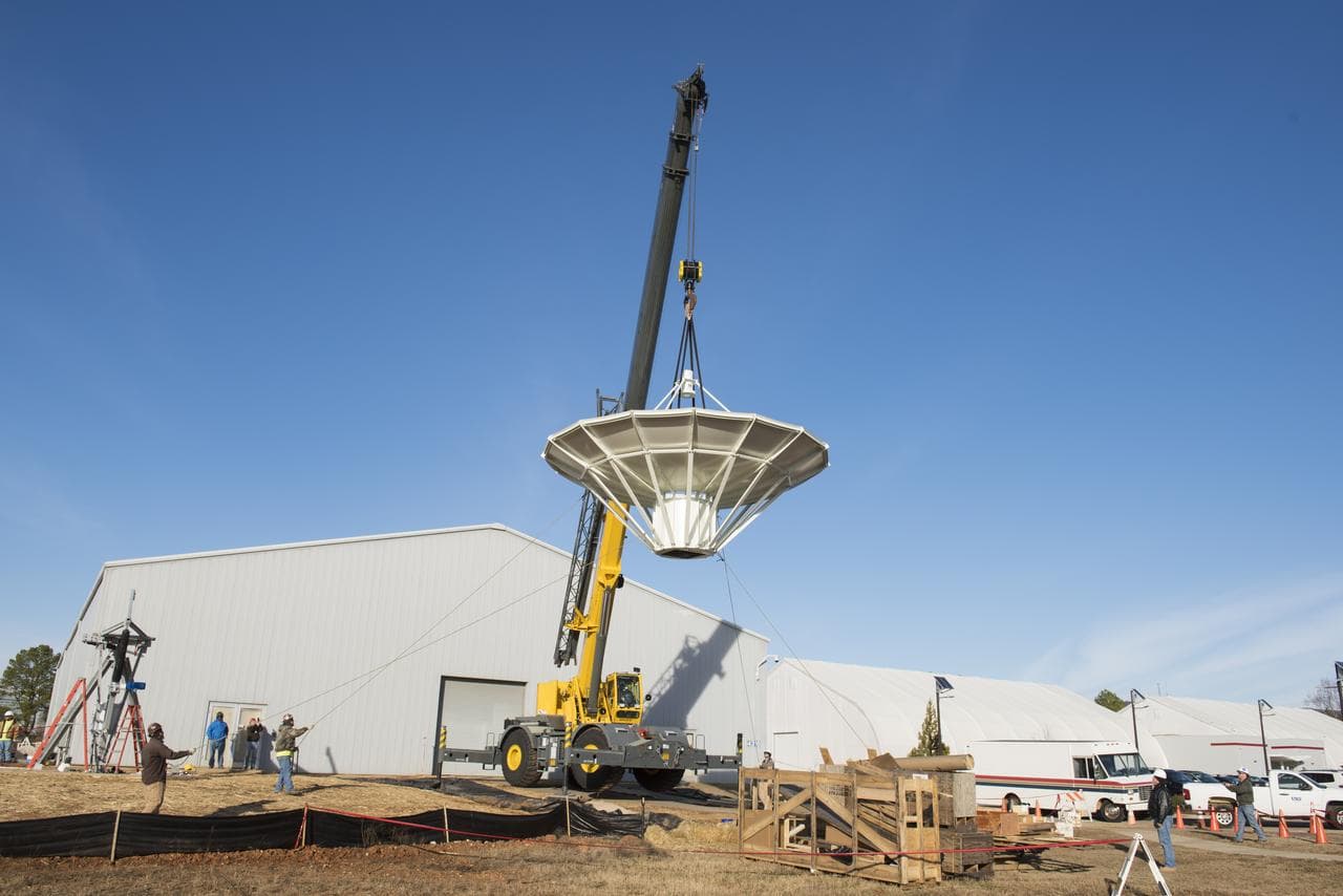 Setting a new satellite receiving antenna