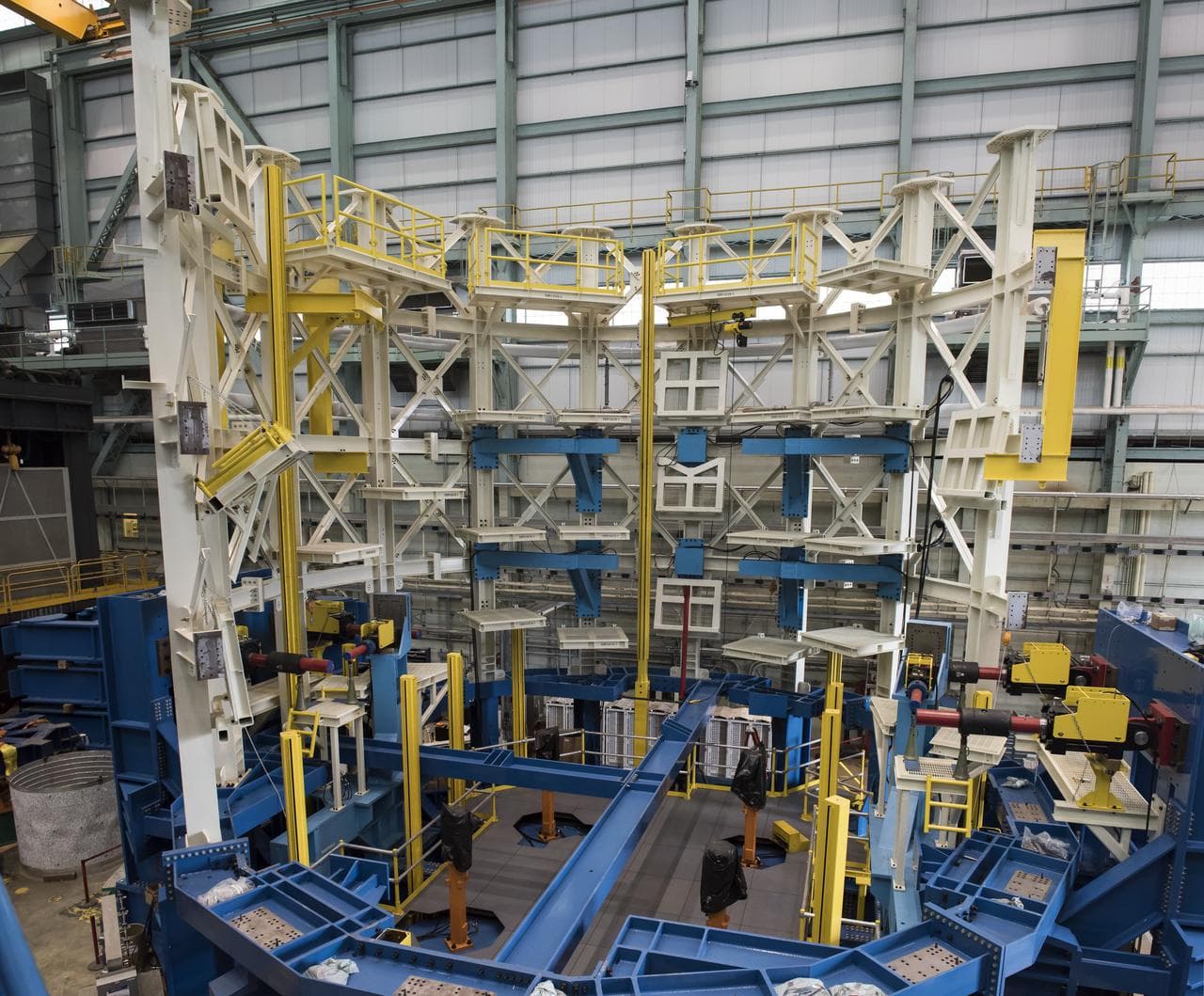 Engine section test stand in building 4619 prior to test article
