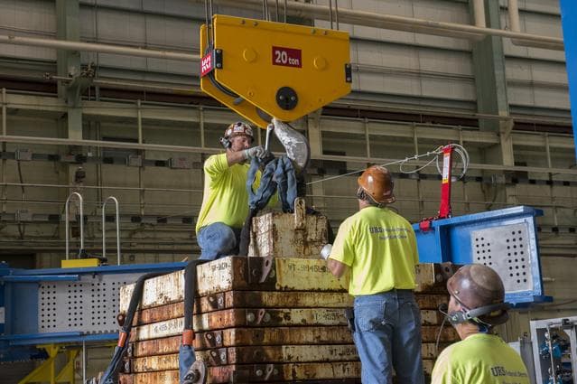 Pegasus delivers SLS engine section