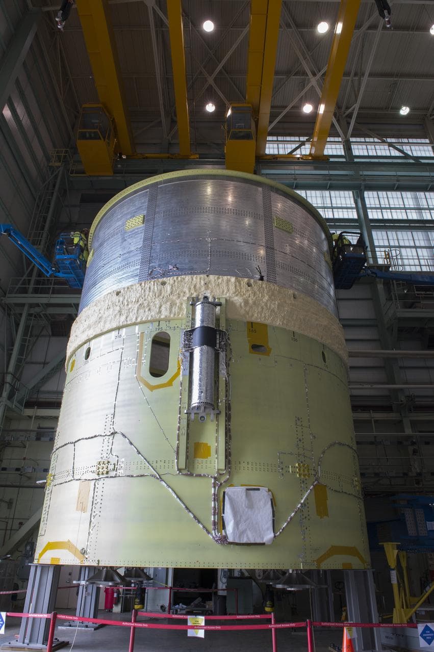 Pegasus delivers SLS engine section