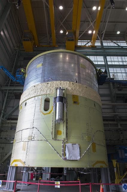 Pegasus delivers SLS engine section