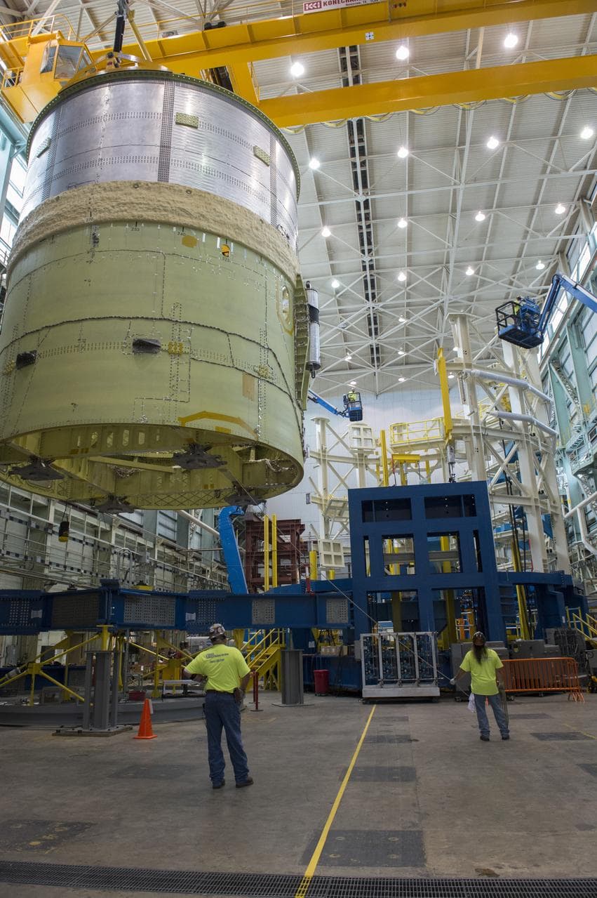 Pegasus delivers SLS engine section