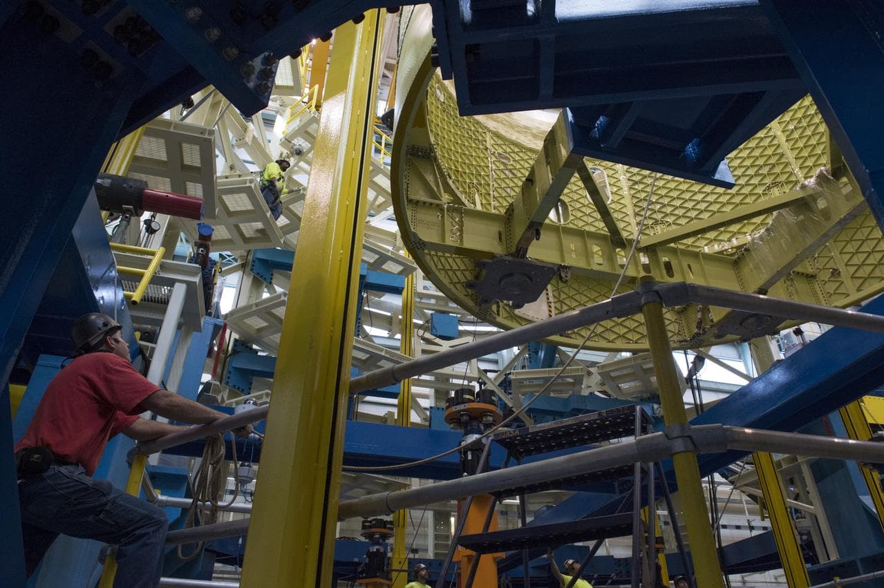 Pegasus delivers SLS engine section