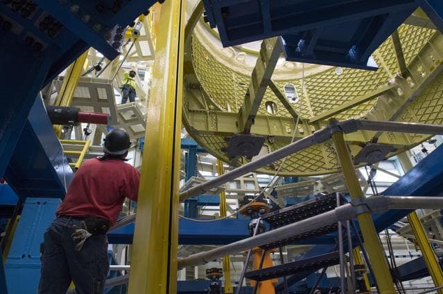 Pegasus delivers SLS engine section