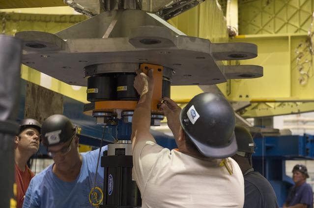 Pegasus delivers SLS engine section