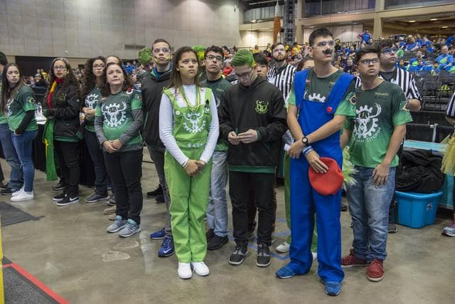 The Team From Brazil at the First Robotics Rocket City Regional
