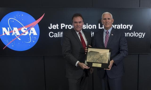 Vice President Pence Tours Jet Propulsion Laboratory