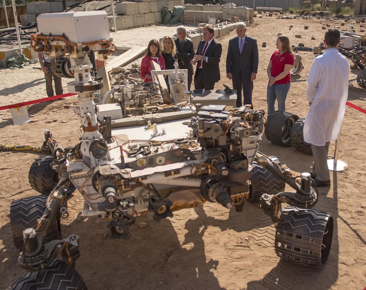 Vice President Pence Tours Jet Propulsion Laboratory