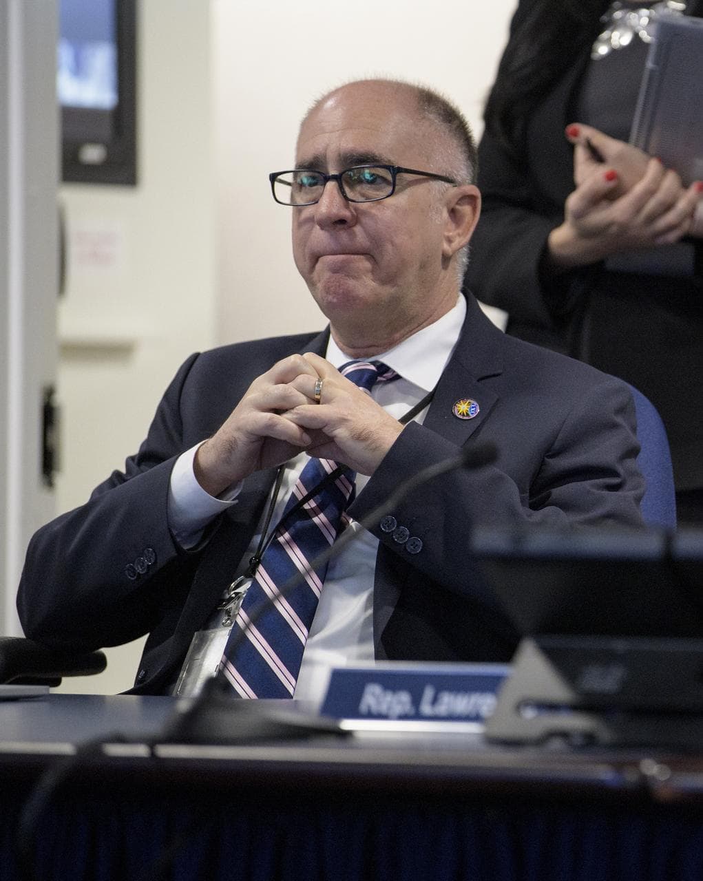 NASA Leadership and Members of Congress watch First All-Woman Sp