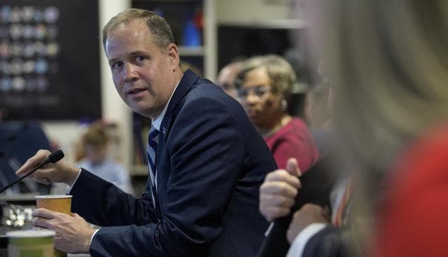 NASA Leadership and Members of Congress watch First All-Woman Sp