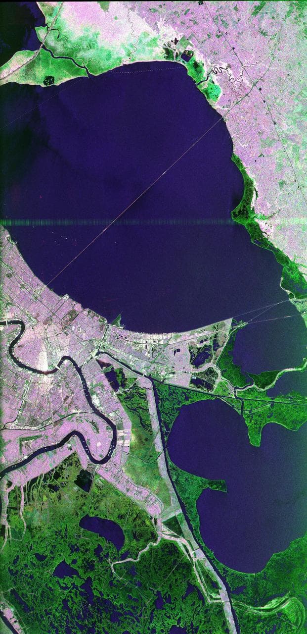 Space Radar Image of New Orleans, Louisiana