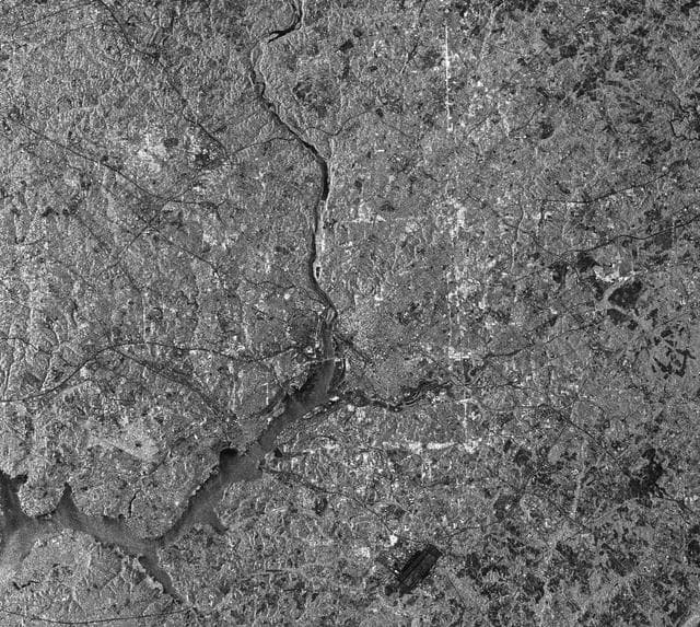 Space Radar Image of Washington, D.C.