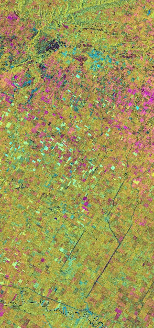 Space Radar Image of Altona, Manitoba, Canada