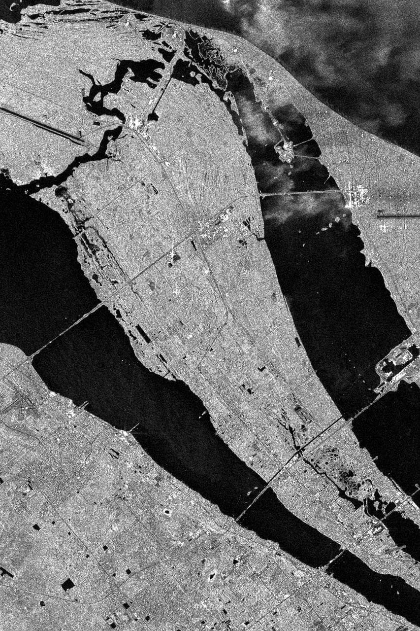 Space Radar Image of Kennedy Space Center, Florida