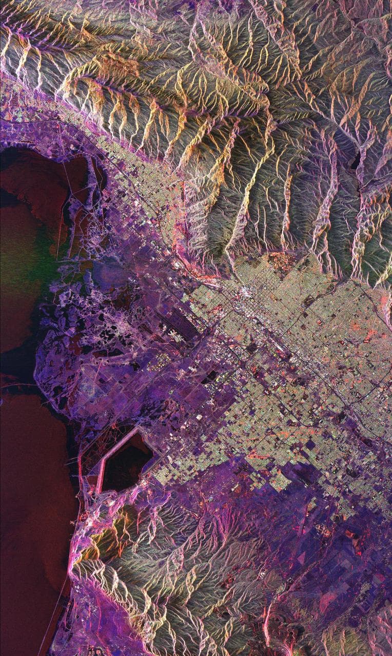 Space Radar Image of Salt Lake City, Utah