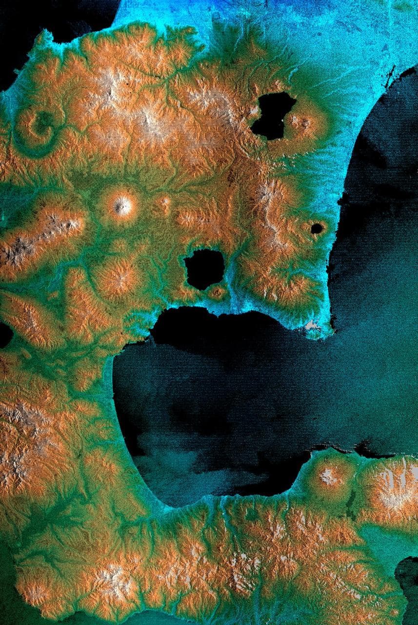 Radar Image, Hokkaido, Japan