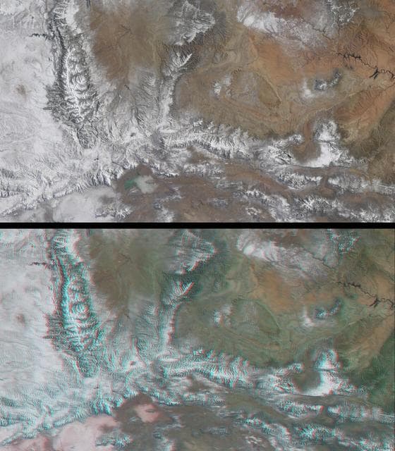 Snow-Covered Peaks of the Wasatch and Uinta Mountains