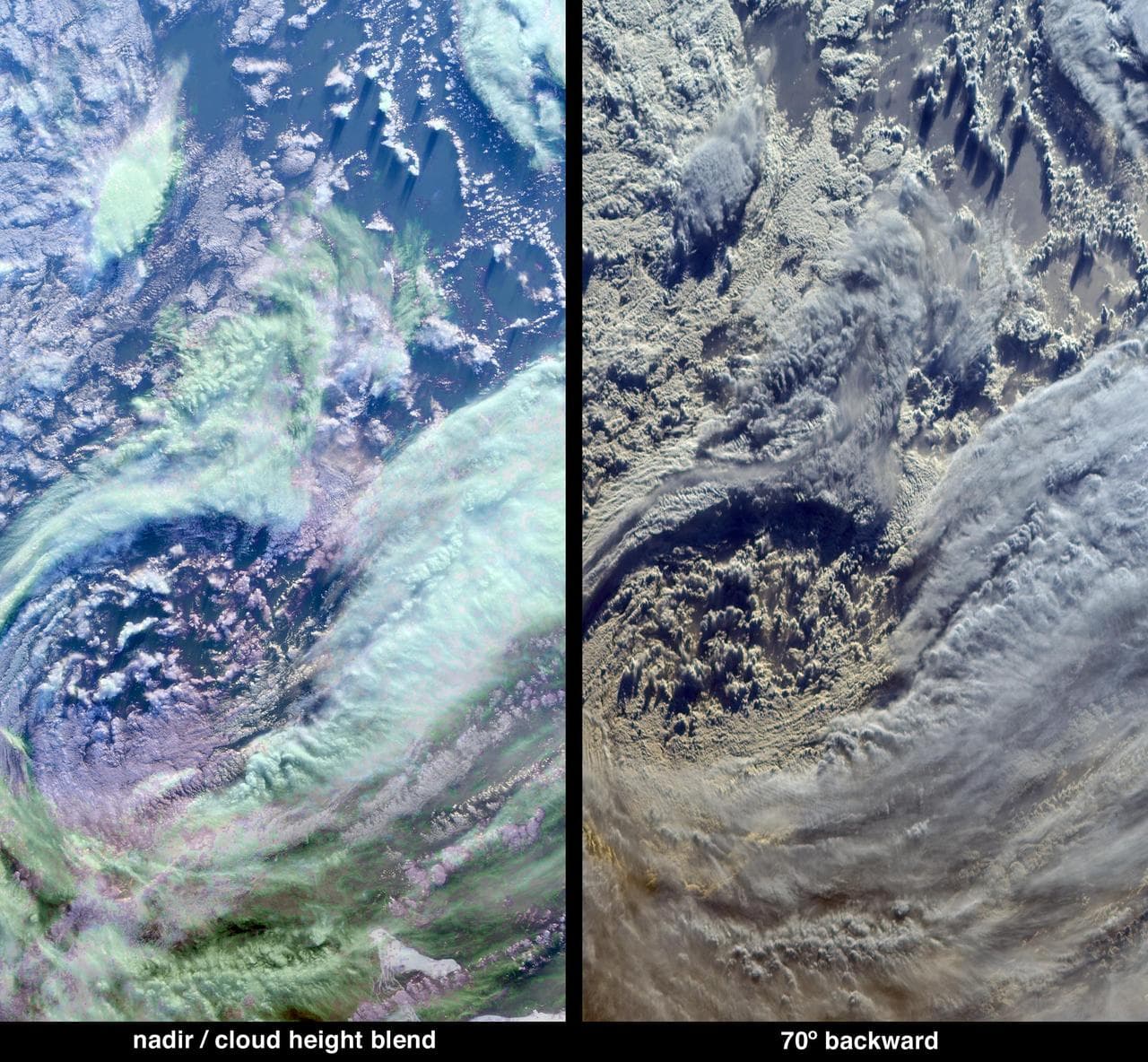 Multi-layer Clouds Over the South Indian Ocean