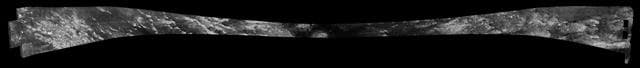 Titan Radar Swath T-61 Flyby - Aug. 25, 2009