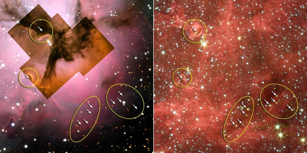 Stellar Incubators Seen Cooking up Stars