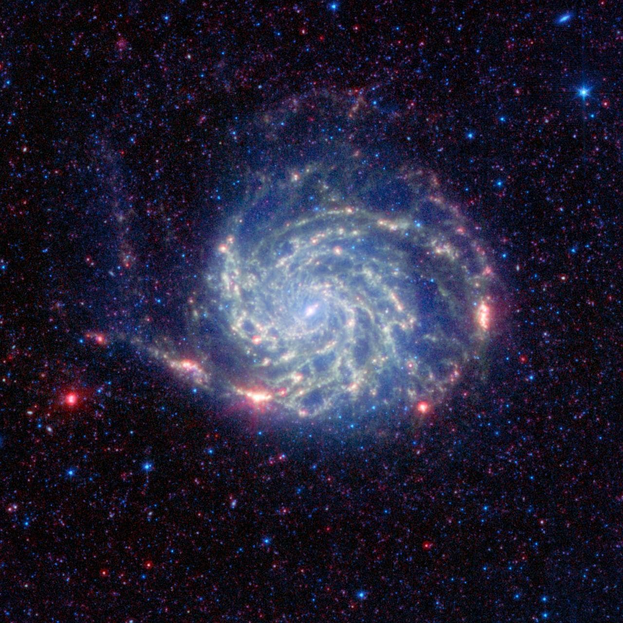 Messier, spitzer, space