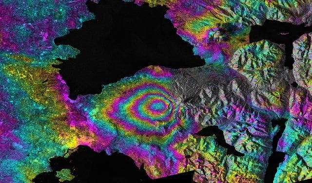 Ground, deformation, chilean