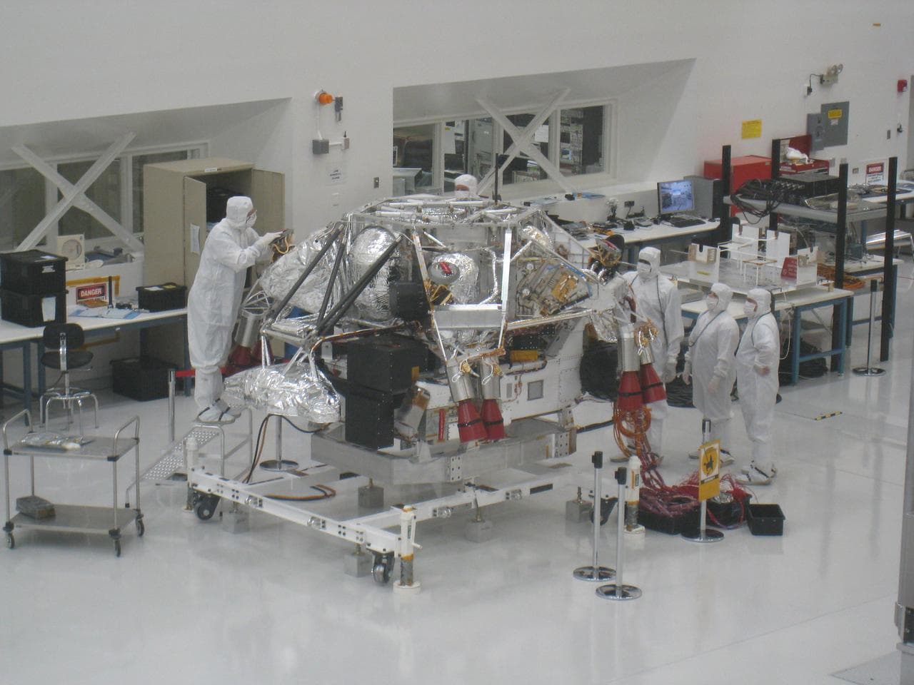 Mars Science Laboratory Rover and Descent Stage